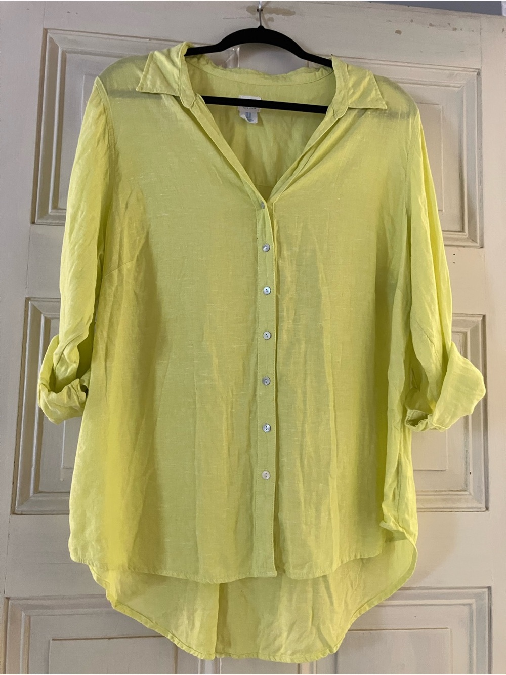 SIGRID OLSEN 100% Linen blouse